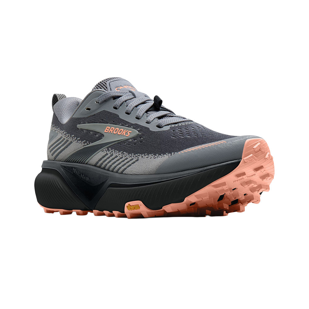 Brooks Cascadia 20 Trail Running Shoes in Grey Color