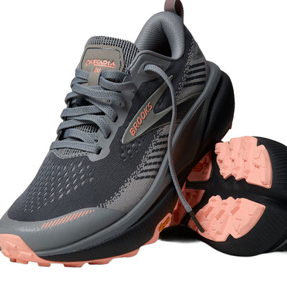 Brooks Cascadia 20 Trail Running Shoes in Grey Color