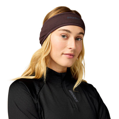 Brooks Momentum Thermal Headban Headbands in Brown Color