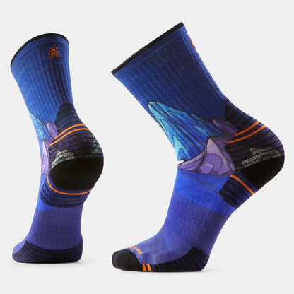 Smartwool Hike Targeted Mountain P Socks in Blue Color