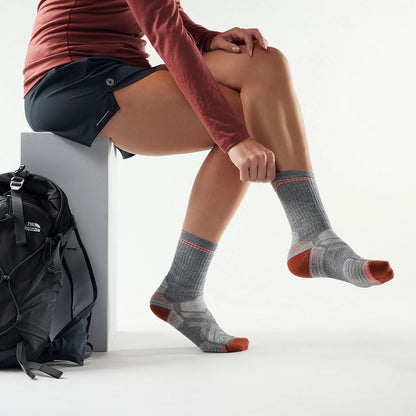 Smartwool Wm'S Hike Targeted Cushi Socks in Grey Color