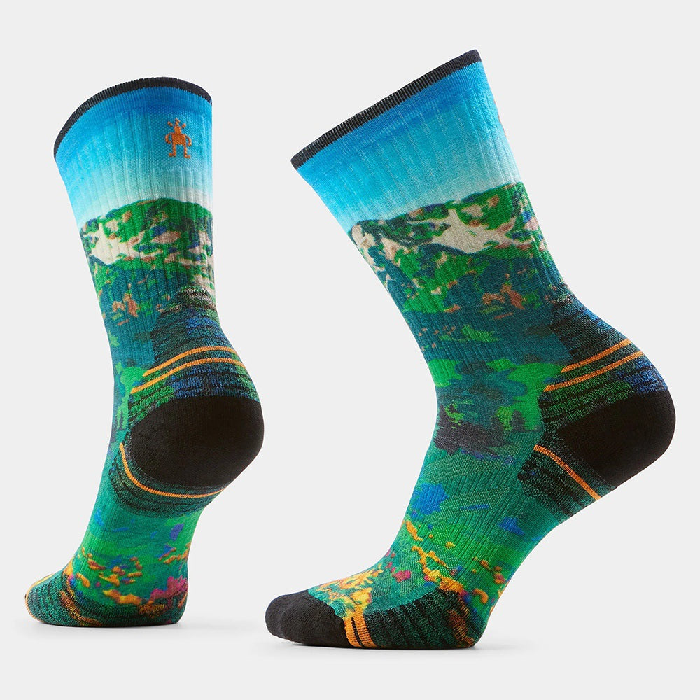 Smartwool Wm'S Hike Targeted Lake Socks in Blue Color