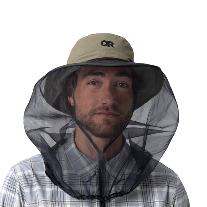Outdoor Research Hellos Bug Hat in Green Color