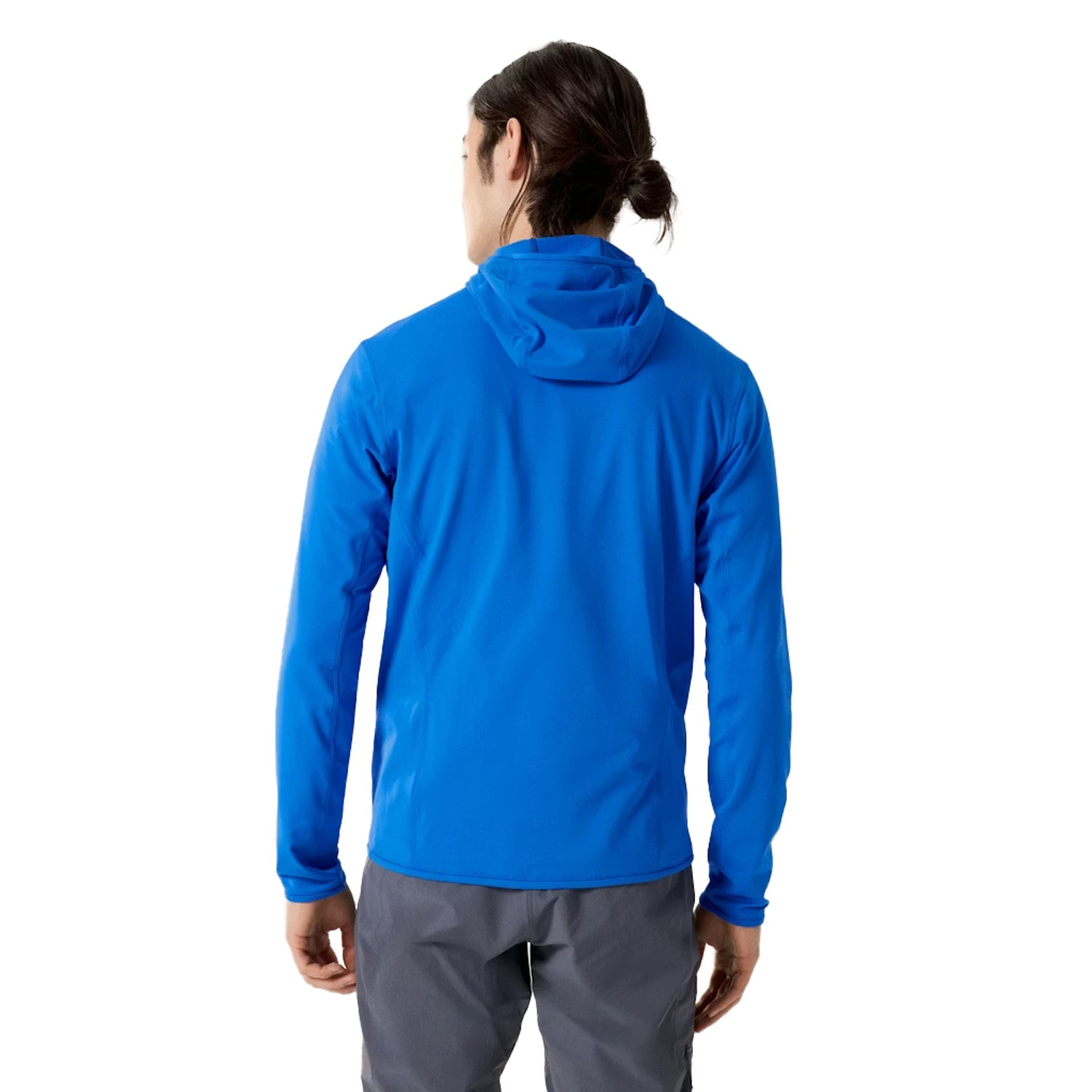 Arc'Teryx Kyanite Lightweight Hood Midlayer in Blue Color