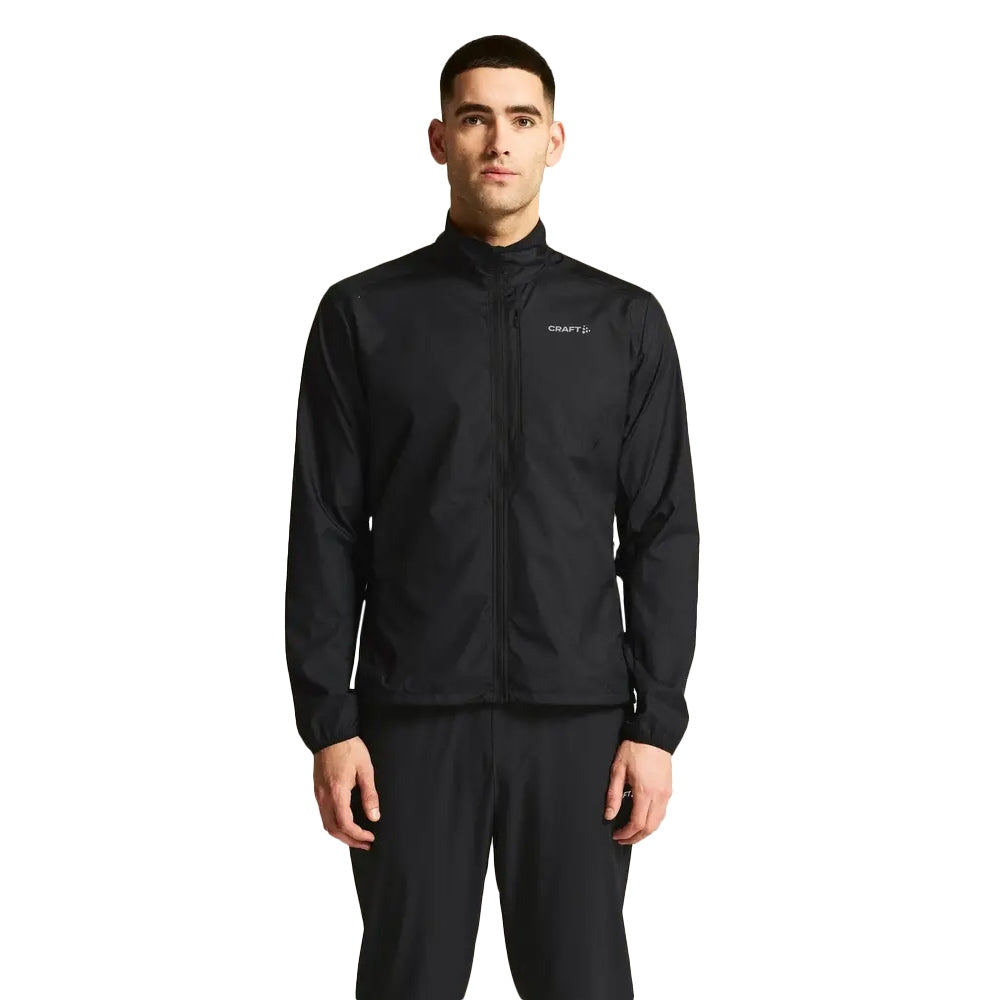 Craft M Essence Wind Jacket 2 Running Jackets in Black Color