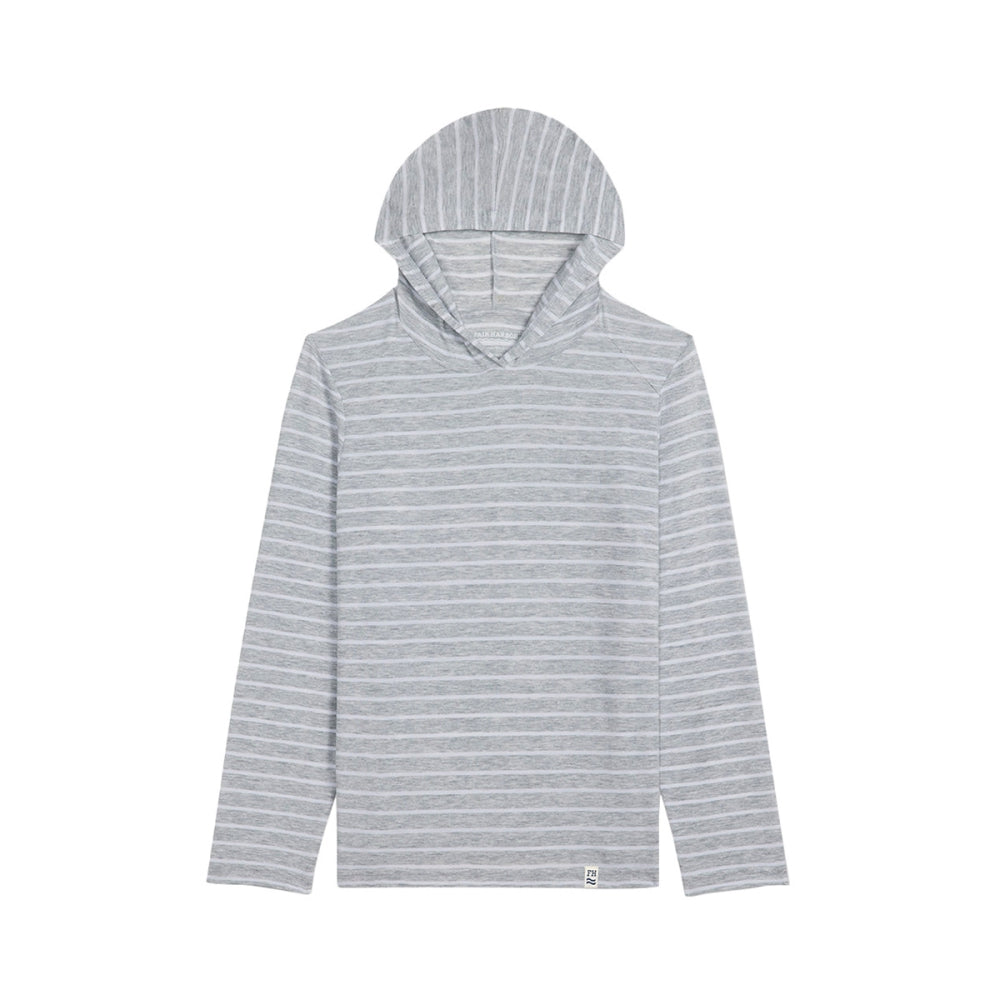 Fair Harbor Kids Seabreeze Hoodie Swimsuits in Grey Color