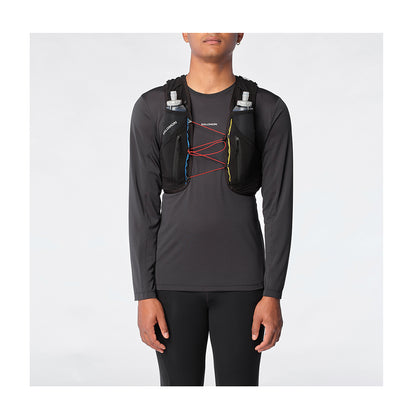 Salomon Adv Skin 12 Race Flag SE Running Accessories in Black Color