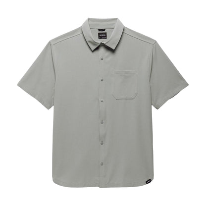 Prana Hybridizer short sleeve Shirt Tops in Grey Color