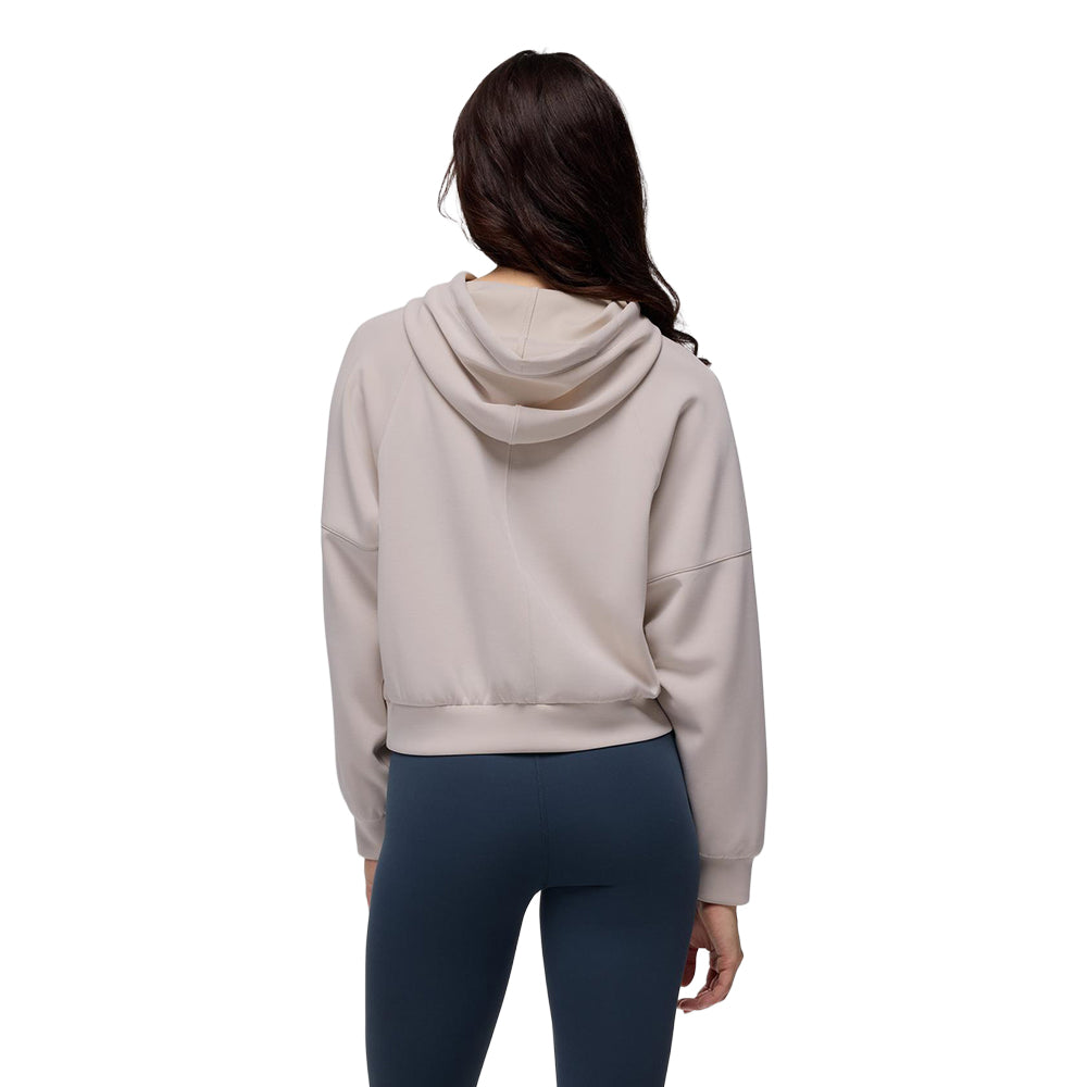 Prana W Shea Hoodie Pullover in White Color