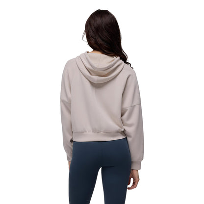 Prana W Shea Hoodie Pullover in White Color