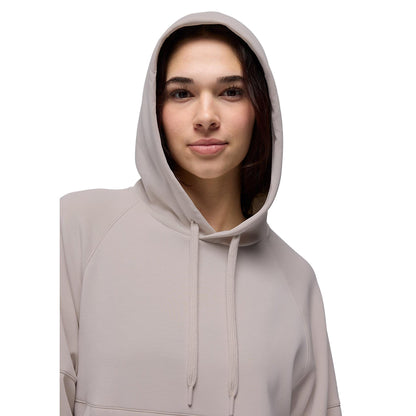 Prana W Shea Hoodie Pullover in White Color