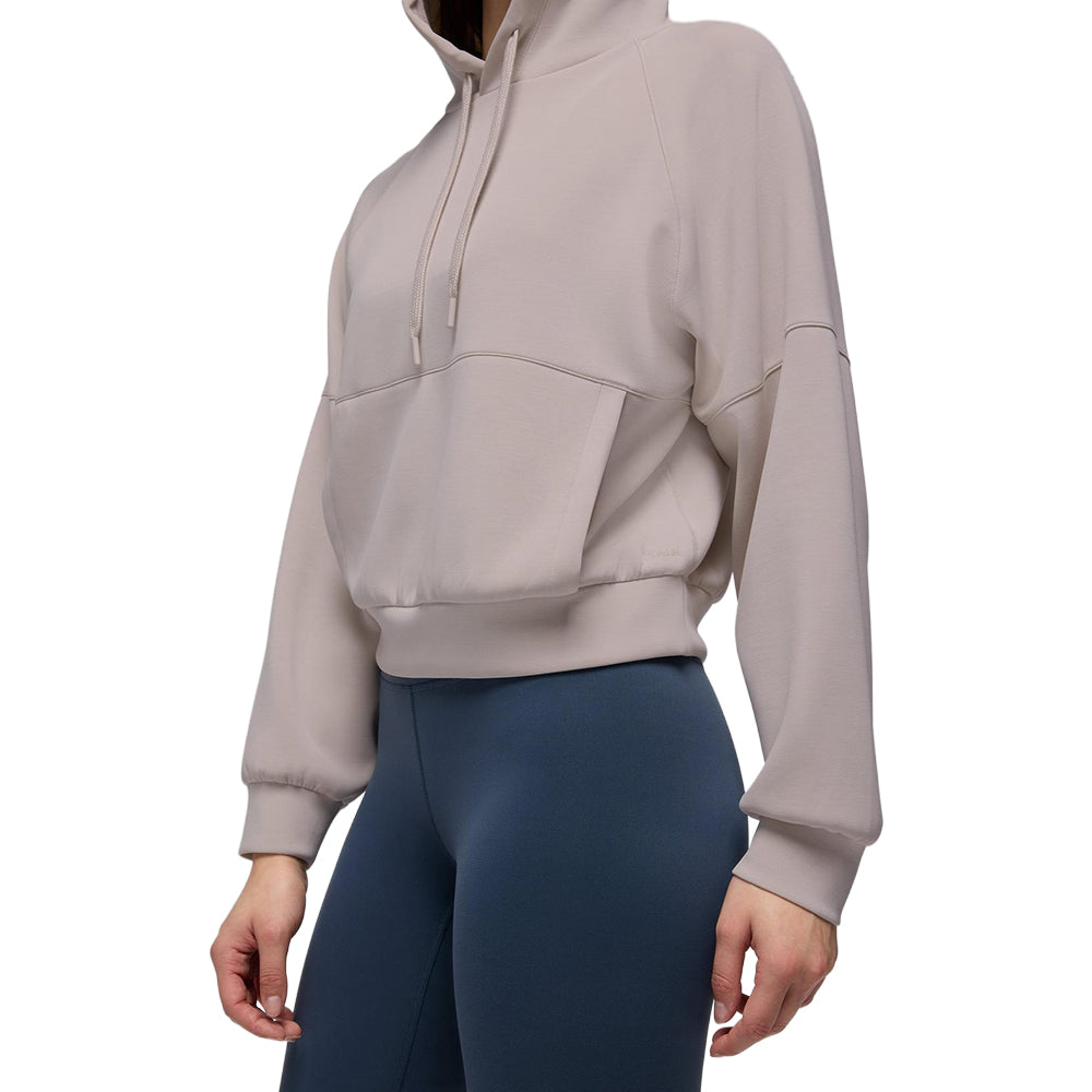 Prana W Shea Hoodie Pullover in White Color