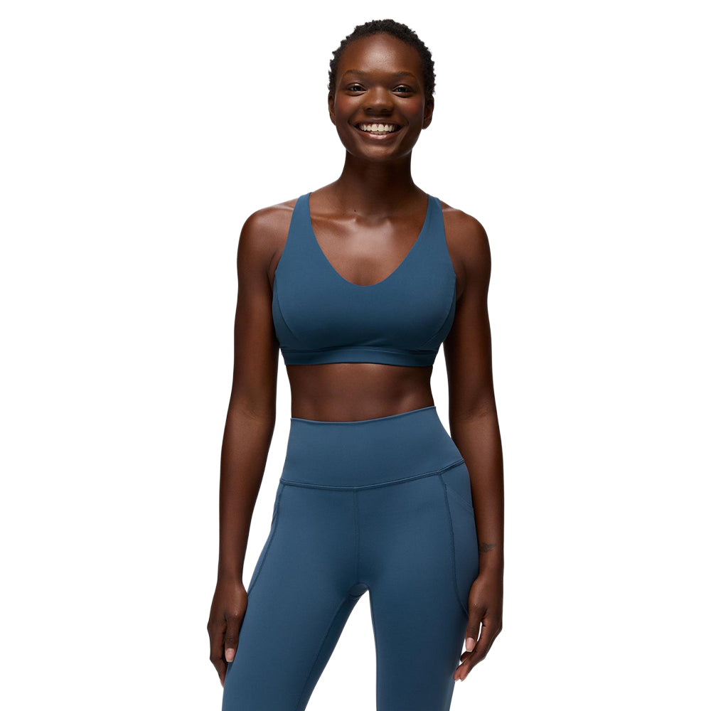 Prana Luxara Swiftmove Bra Sports Bras in Blue Color
