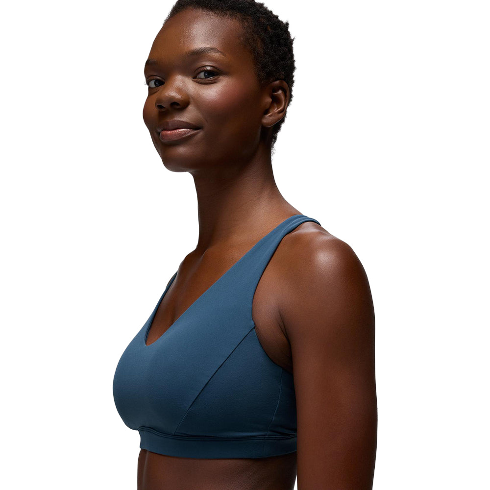 Prana Luxara Swiftmove Bra Sports Bras in Blue Color