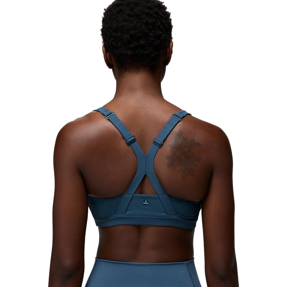 Prana Luxara Swiftmove Bra Sports Bras in Blue Color