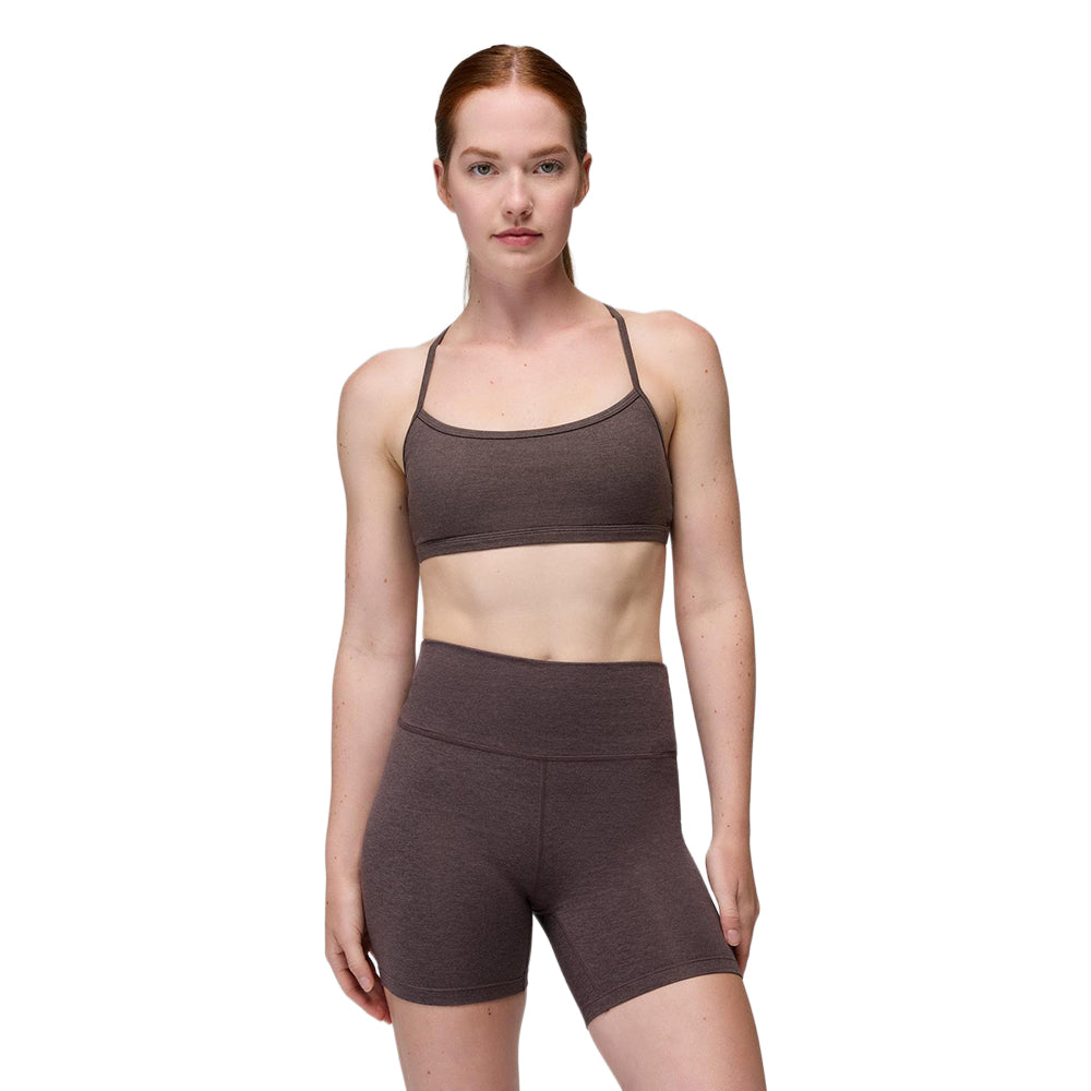 Prana Heavana Every Minute Bra Sports Bras in Brown Color