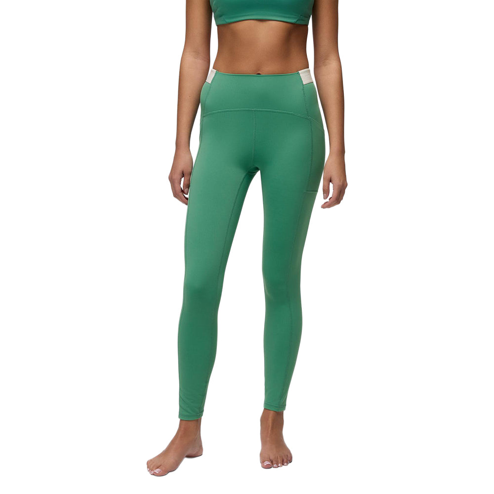 Prana Luxara Balance Legging Tights in Green Color