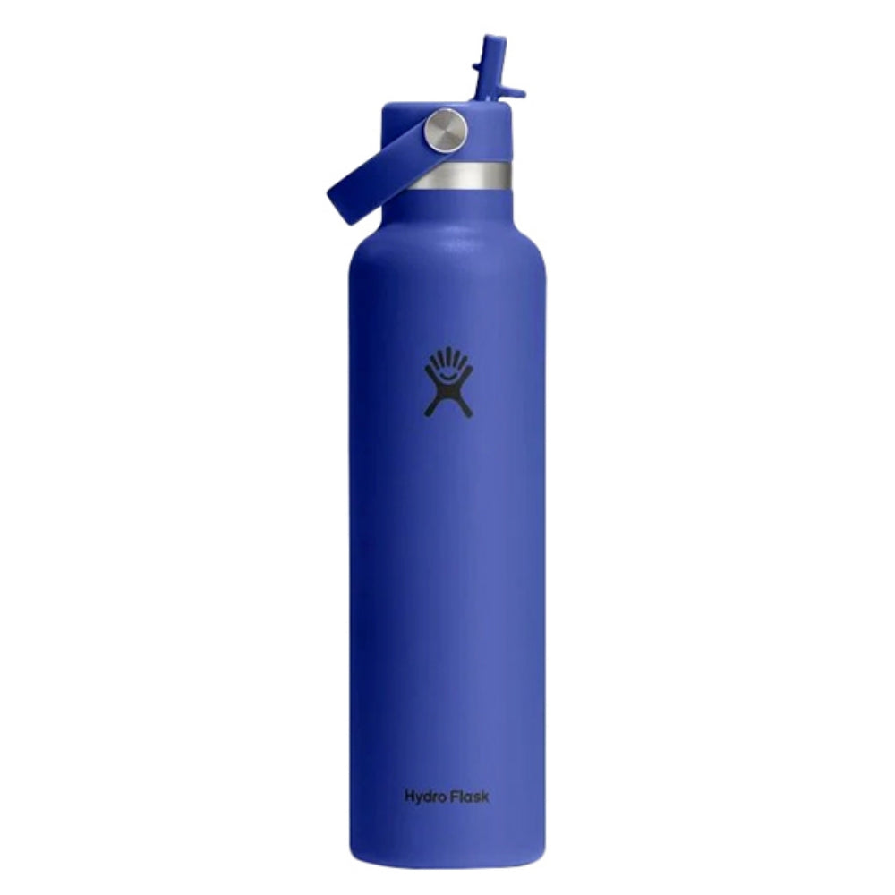 Hydro Flask 24 oz Standard Mouth with Flex Straw Cap, Capri Blue, Regular