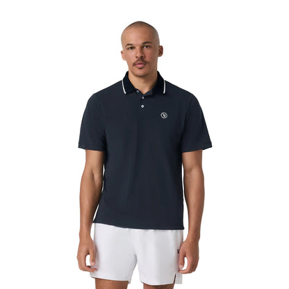 Vuori short sleeve Gamepoint Polo 2.0 Tops in Grey Color