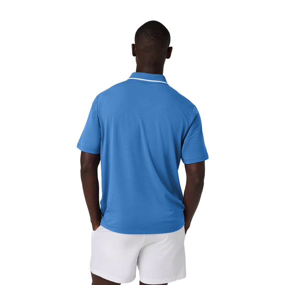 Vuori short sleeve Gamepoint Polo 2.0 Tops in Blue Color