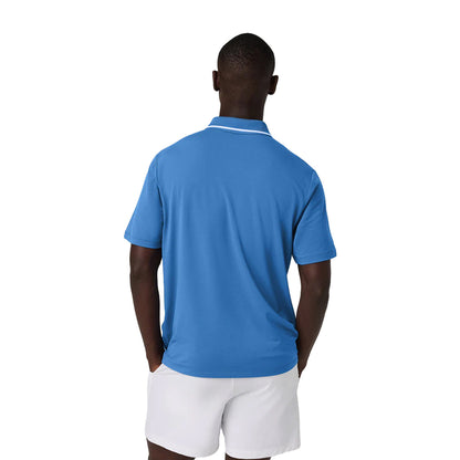 Vuori short sleeve Gamepoint Polo 2.0 Tops in Blue Color