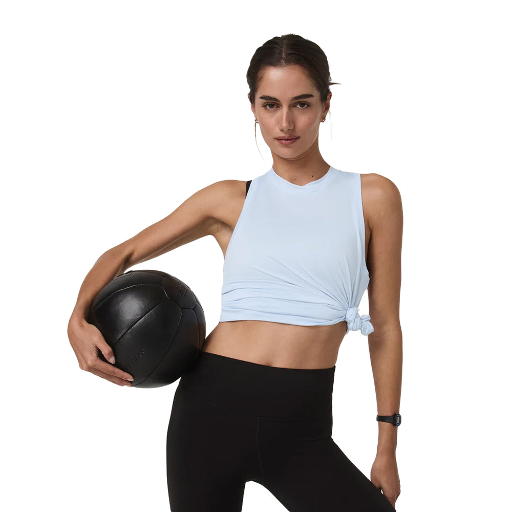 Vuori Energy Top Long Tops in Grey Color