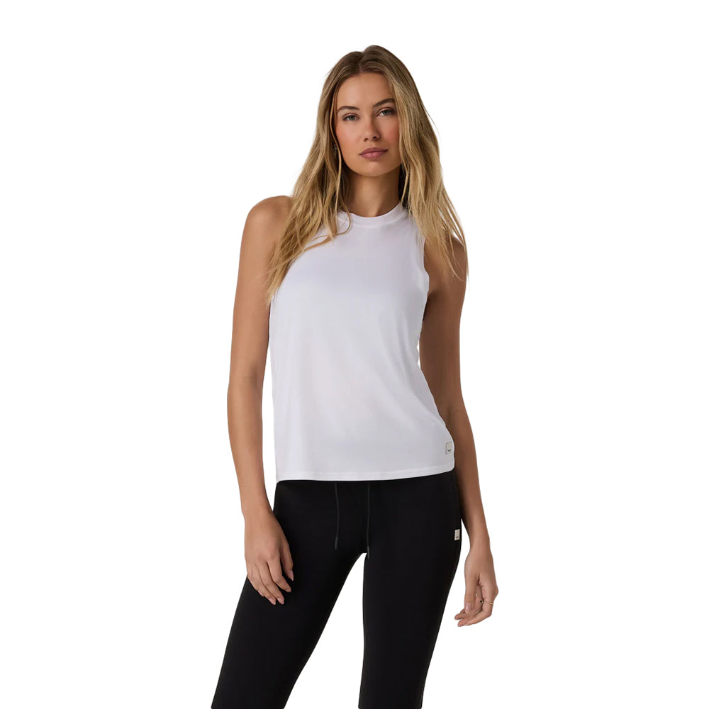 Vuori Energy Top Long Tops in White Color