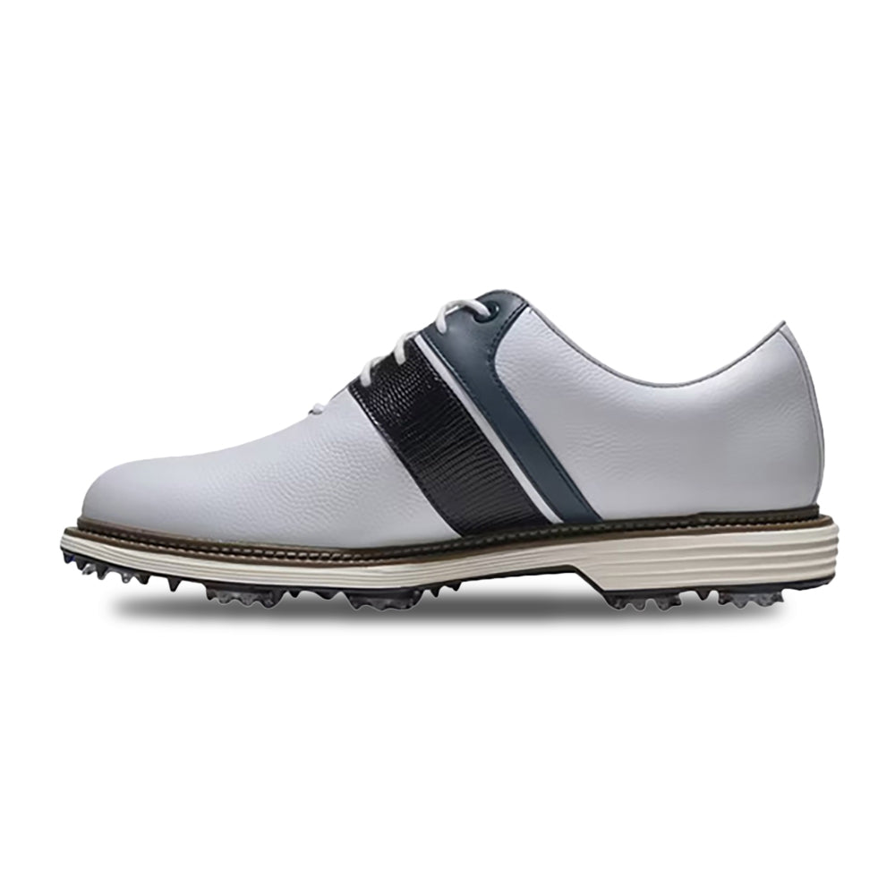 Footjoy Premiere Packard Golf Cleats in White Color