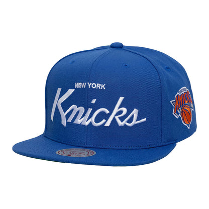Mitchell And Ness new york knicks Hd Coach Pro Snpbck Fan Apparel in Blue Color