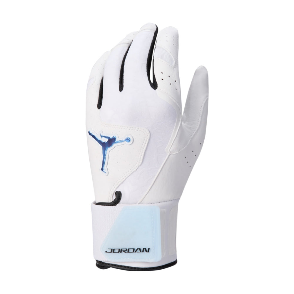 Jordan Legend Long Cuff Bat Glv Batting Gloves in White Color