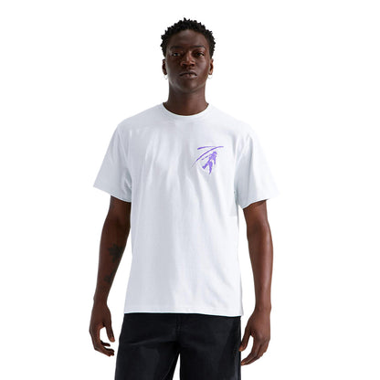 The North Face M Tnf Essential S/S Tee Tops in Grey Color