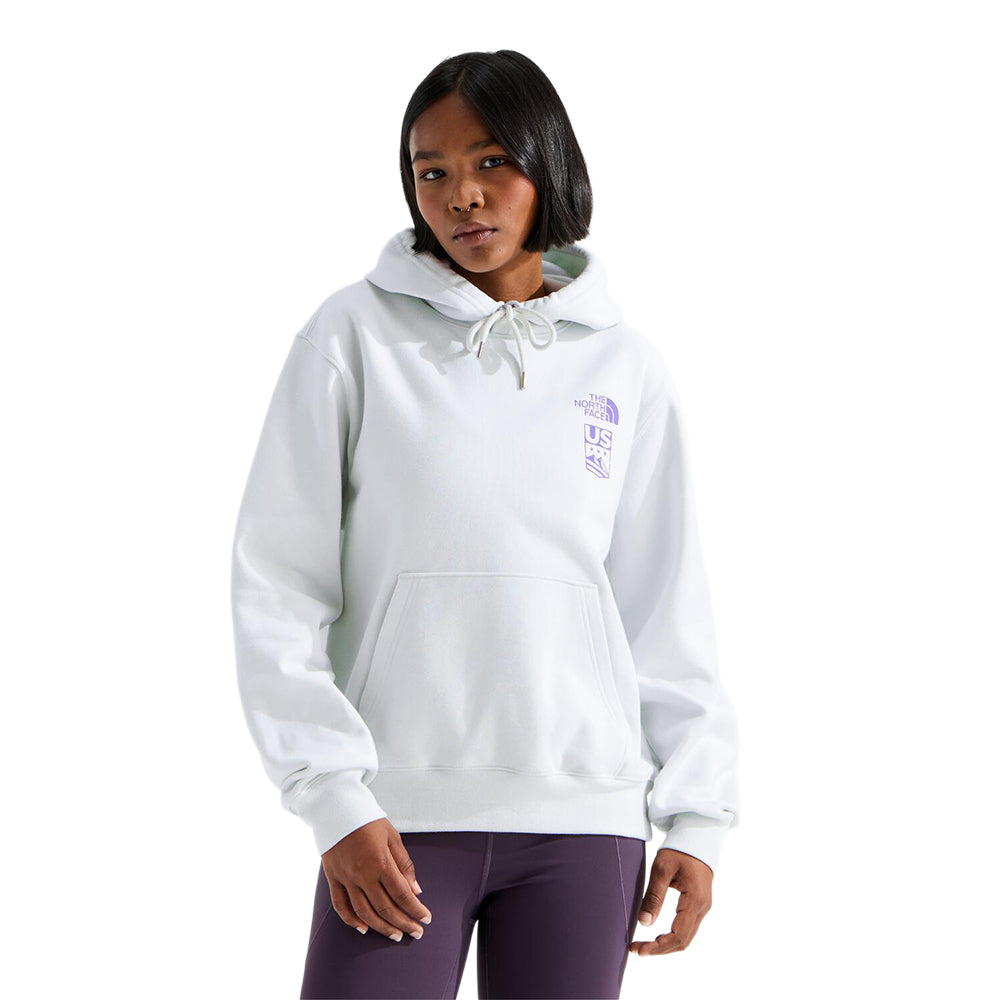 The North Face W Tnf Essential Simple D Pullover in Grey Color