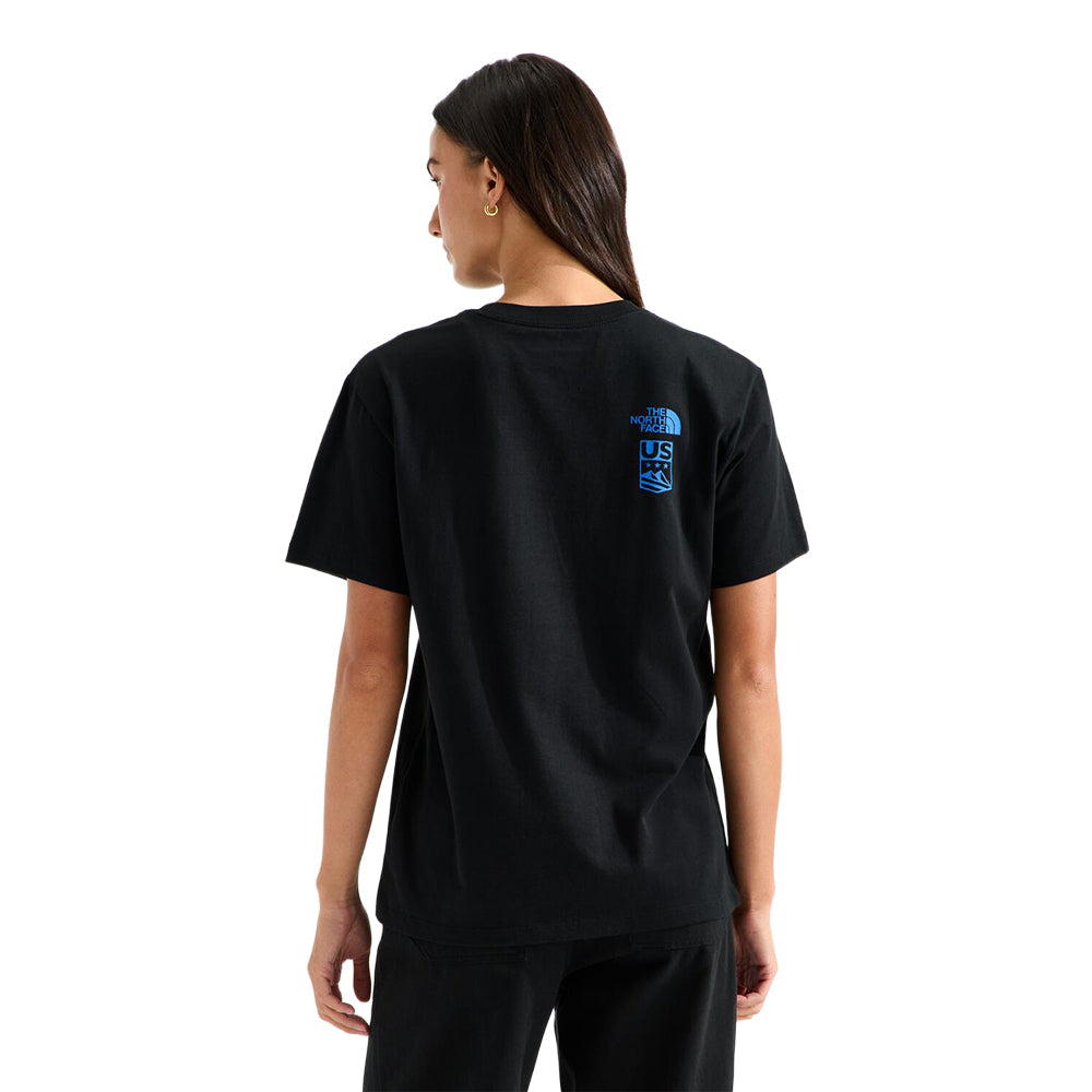 The North Face W Tnf Essential S/S Tee Tops in Black Color