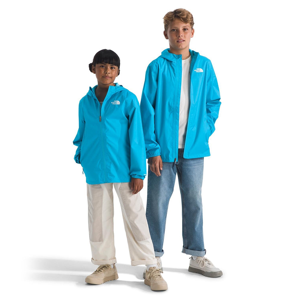 The North Face Teen Zipline Rain Jacket Shells in Blue Color