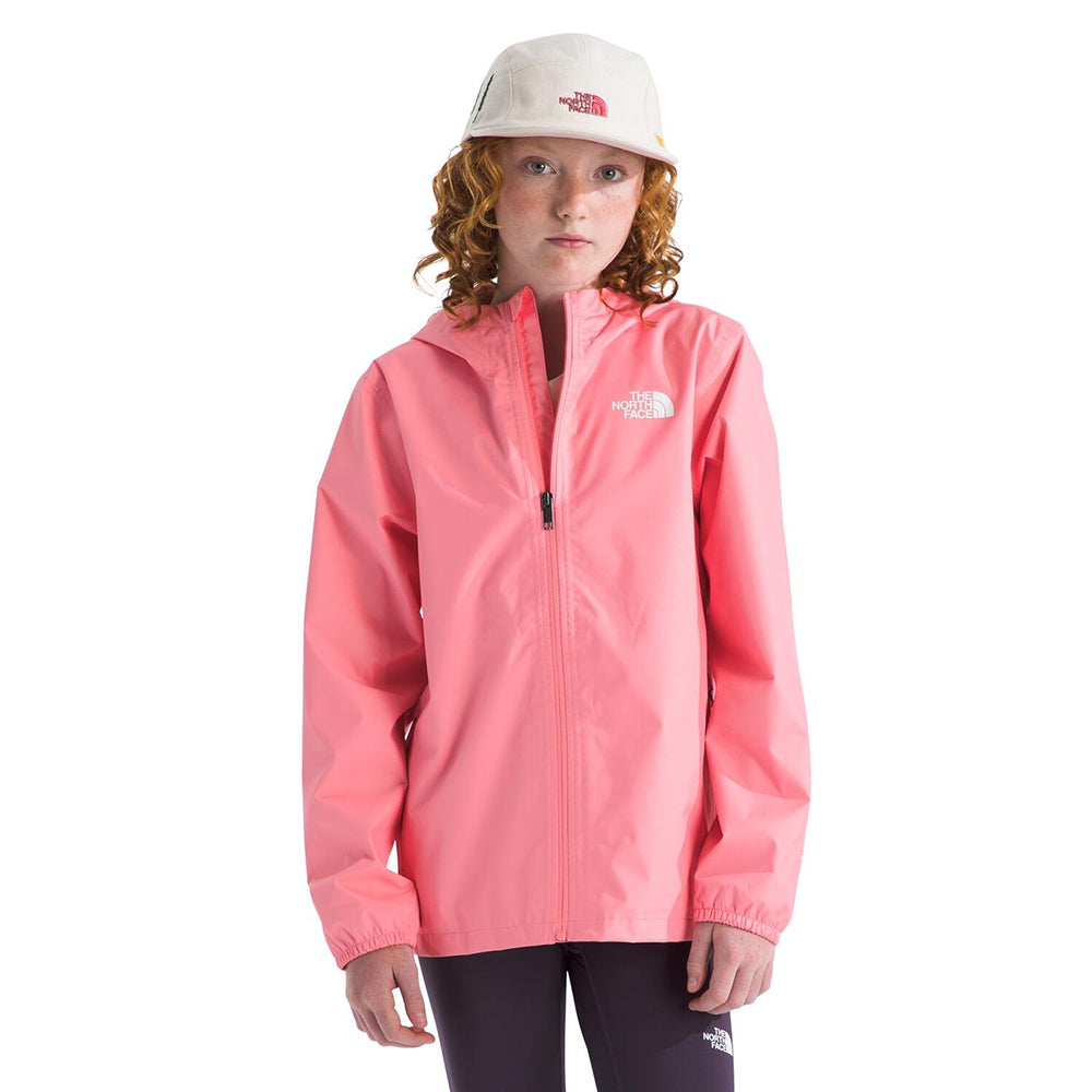 The North Face Teen Zipline Rain Jacket Shells in Pink Color