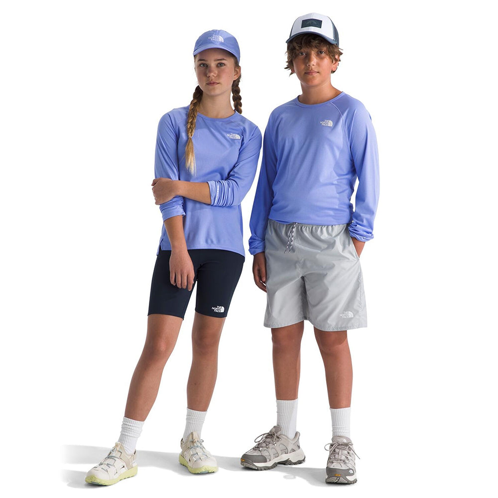 The North Face Teen Sunriser L/S Tee Tops in Purple Color