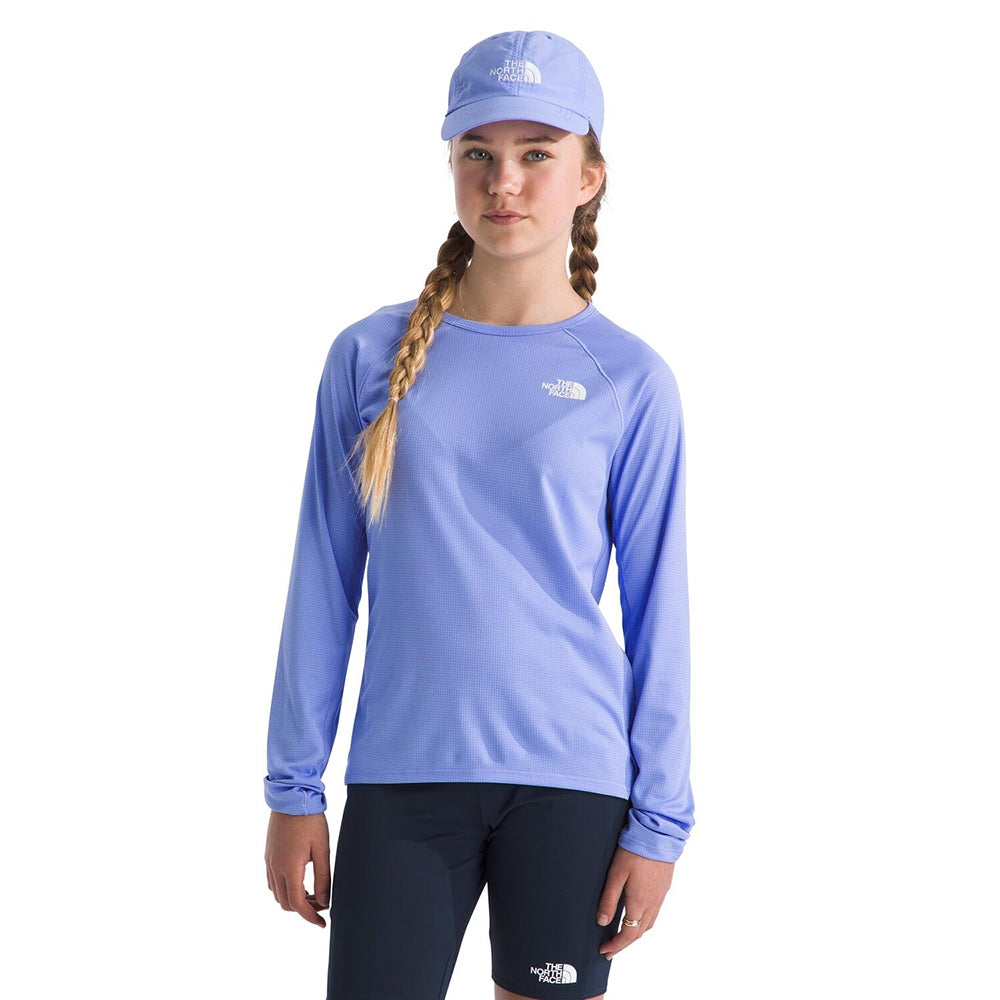 The North Face Teen Sunriser L/S Tee Tops in Purple Color