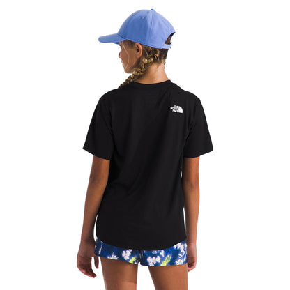 The North Face Teen New 24/7 S/S Tee Tops in Black Color