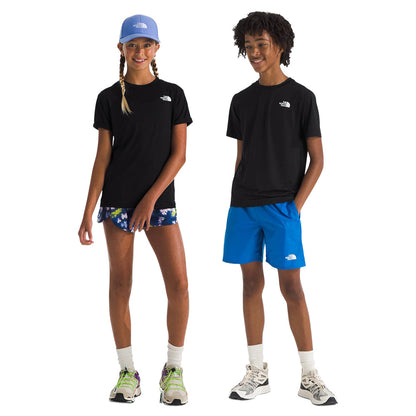 The North Face Teen New 24/7 S/S Tee Tops in Black Color