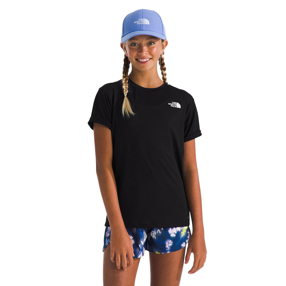 The North Face Teen New 24/7 S/S Tee Tops in Black Color