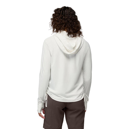 Prana Eileen Hoodie Pullover in White Color