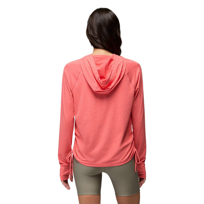 Prana Eileen Hoodie Pullover in Orange Color