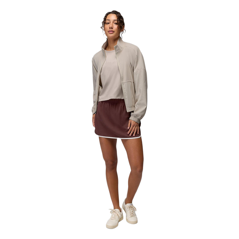 Prana Railay Scallop Skort Skirts in Red Color