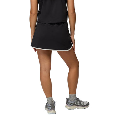 Prana Railay Scallop Skort Skirts in Black Color