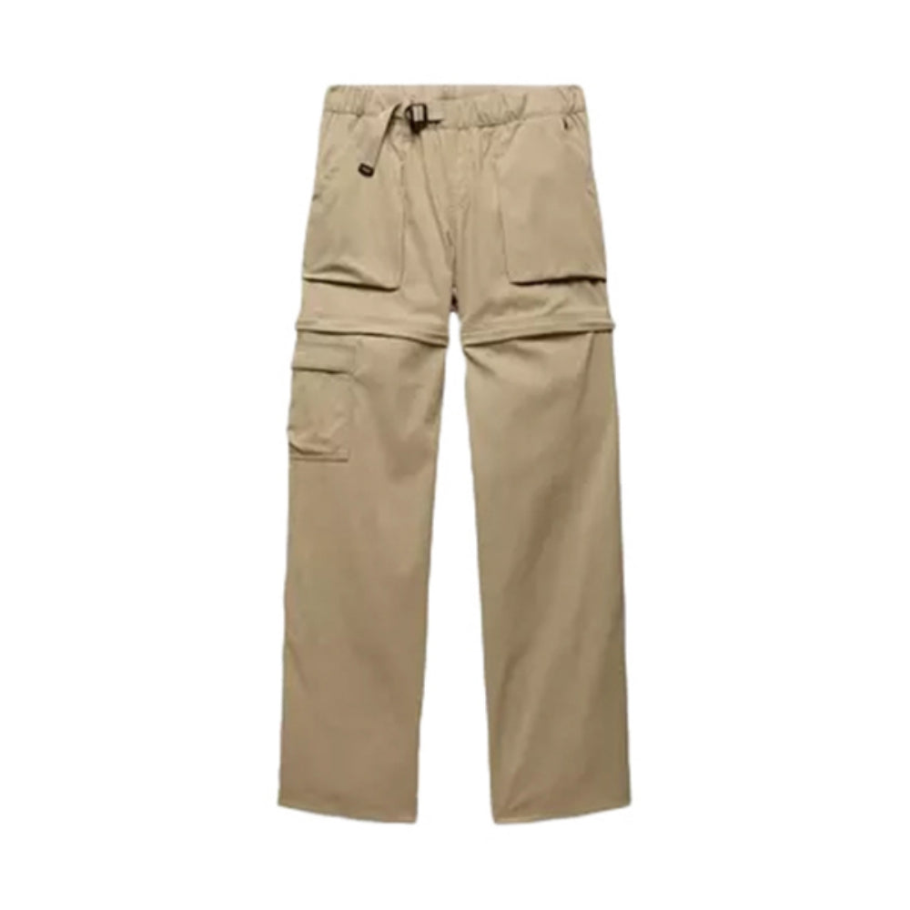Prana Stretch Zion Convertible Pants in Khaki Color