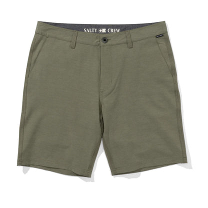 Salty Crew Drifter 19 Triblend Hybr Swimsuits in Green Color