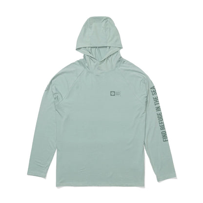 Salty Crew Mariner Lite UV Hoodie Swimsuits in Blue Color