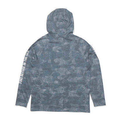 Salty Crew Mariner Lite UV Hoodie Swimsuits in Blue Color