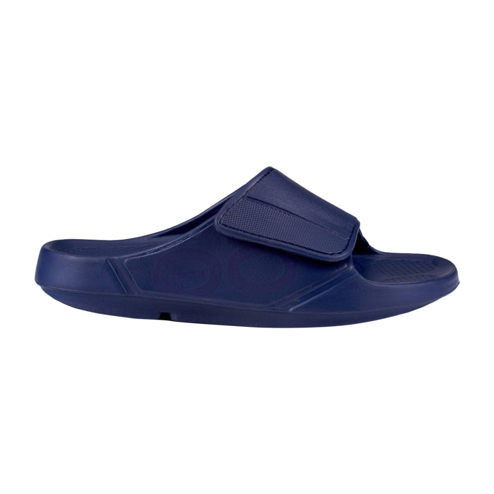 Oofos Sport Flex Slide Footwear Accessories in Blue Color