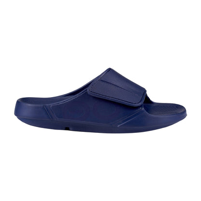 Oofos Sport Flex Slide Footwear Accessories in Blue Color
